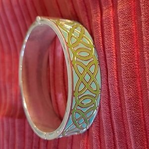 Stella and Dot silver cuff bracelet